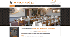 Desktop Screenshot of hotel-restaurant-ecureuil.com